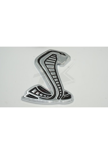 Ford Mustang Shelby Kobra Yeni Nesil Bagaj 3M 3D Krom Metal Logo