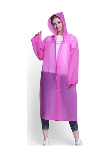 Marlux Eleven Market Raıncoat Eva Unisex Pembe Yağmurluk Pembe