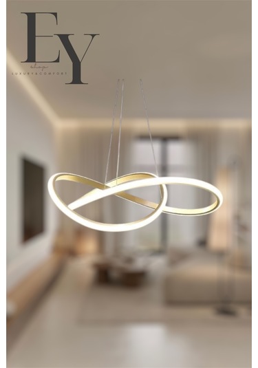 Ey Shop Eskitme Karçiçeği Model 3 Renk Led Bey&sarı&günış. Avize Eskitme - Gold