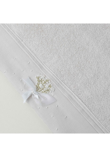 Linens Bouquet Pamuk 50x85 Cm Yüz Havlusu Bej Bej