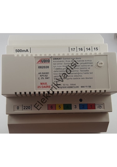 Audio Basic Görüntüsüz Çift Zilli Santral As 2020 As 202