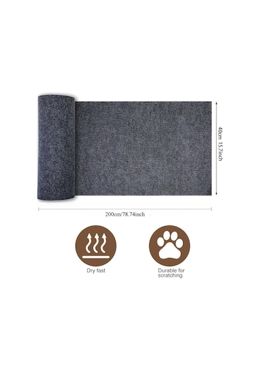 Honeybeeshop Kedi Tırmalama Koruyucu Kendinden Yapışkanlı Mobilya Koruyucu Dark Gray 15 75x78 74inc Koltuk Kapı Ve Kedi Ağacı Rafı İçin Gri 78 7x15 8