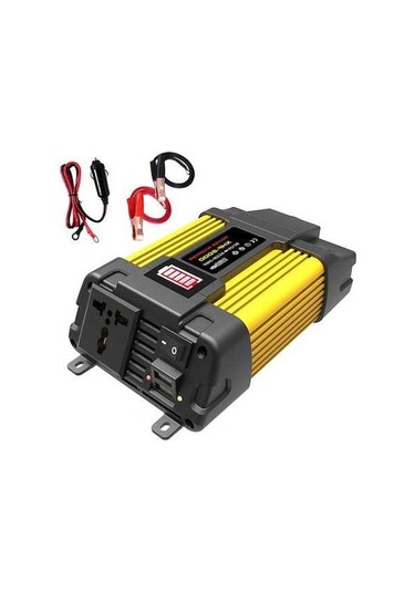 Dancemonkey 500w Araba Güç İnvertörü, Led Dijital Ekranlı 12v-220v Ac