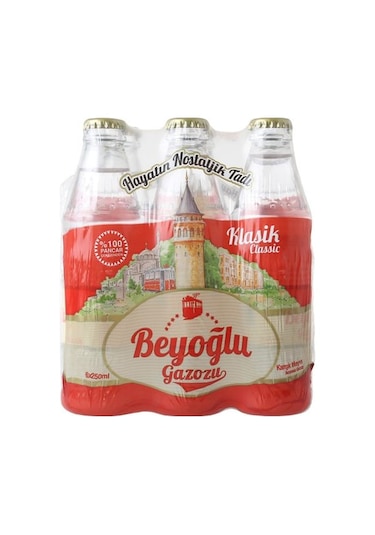 Beyoğlu Gazozu Klasik Gazoz 6 x 250 ML