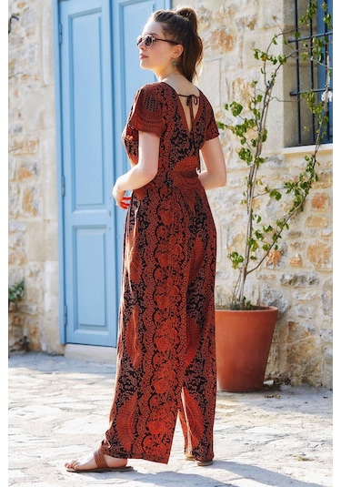 Yarım Kollu Bohem Tulum 001