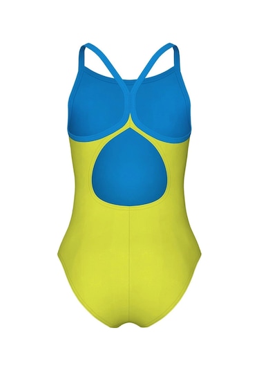 Arena Star Graphıc Kız Çocuk Yüzücü Mayosu Yeşil Yeşil