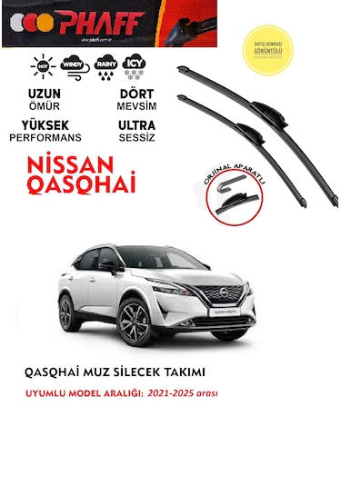 Nissan Qashqai Ön Silecek Takımı 2021-2025 Arası Araca Özel