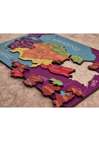 Ankebut Kabartmalı Türkiye Haritası Ve Komşu Ülkeler, Denizler