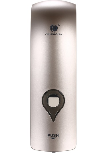 Skycity Duvar Takılı 300ml Elle Sabun Dağıtıcı - Banyo, Sabun/şampuan Basma Cihazı Delme Gerekiyor - Pembe Altın Cd-1049d Şampanya Altın