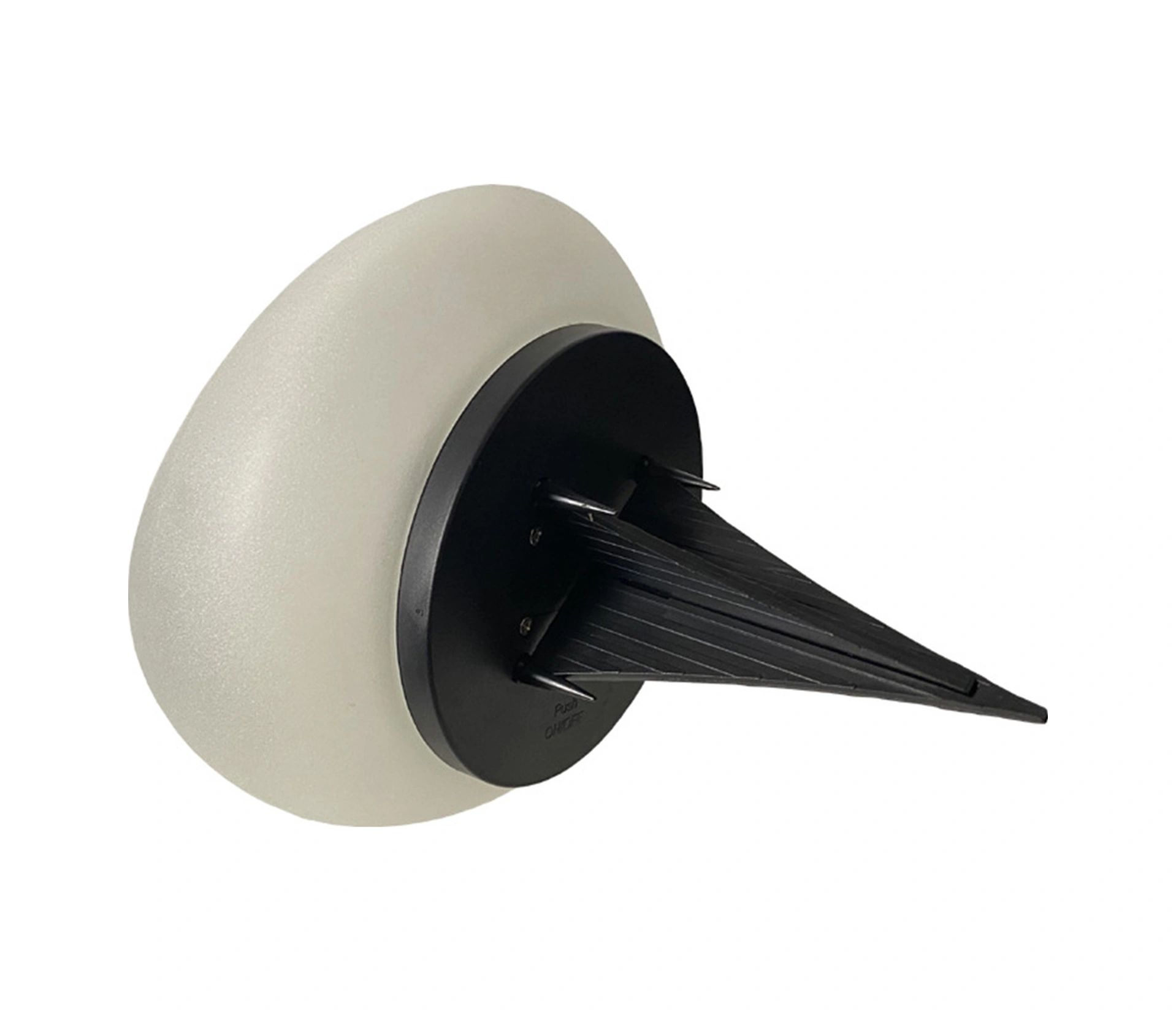 Moveevo Güneş Enerjili Taş Şekilli Bahçe Lambası - Ip55 Su Geçirmez 8 Saat Sürekli Aydınlatma - Led Beyaz Işık - Çiçeklik/çimenlik Dekorasyonu Beyaz