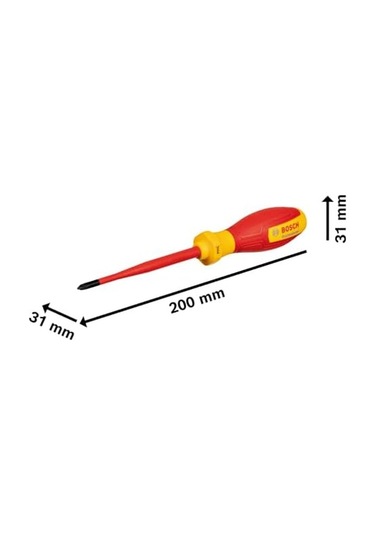 Professional Vde Yıldız Tornavida Ph1 X 100mm 1x Tornavida Ph1 X 100mm
