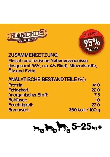 Ranchos Sığır Etli Ödül Maması 70 G