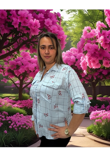Red Balance Kadın Gömlek Mavi
