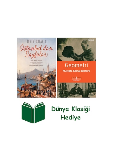 İstanbul'dan Sayfalar + Geometri + Dünya Klasiği Hediye