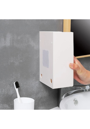 Küçük Gri Çok Amaçlı Kurutma Topları Tutucu Duvara Monte Kurutma Makinesi Kağıt Dispenseri Çamaşır Odası Sabunu Kumaş Yumuşatıcı Dispenseri Doku Kabı