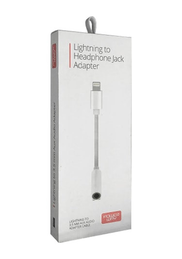 Powerway Ac03 Lıghtnıng To 3.5mm Stereo Aux Kulaklık Jack Çevirici Kablo