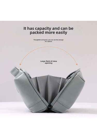 Suofeng Yolculuk Dijital Aksesuarları Organizer: Pu Malzeme Mouse Kulaklık Şarj Kablosu Saklama Çantası Pembe