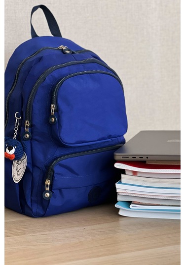 Nemo Group Saks Mavisi Okul Seyahat Sırt Spor Çantası