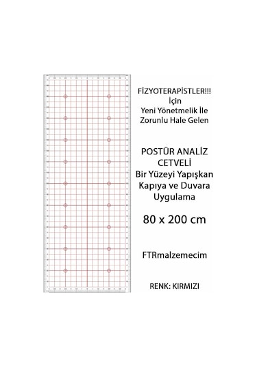 Postür Analiz Cetveli Kırmızı