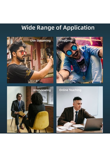 Panoramik Kamera Klipsli Mikrofon Yaka Mikrofonu Tak-çalıştır 360 Çok Yönlü Alım Gürültü Azaltma Değiştirme İçin Insta360 One X2/x3/ One Rs 1-ınç 360 Edition Kamera Siyah