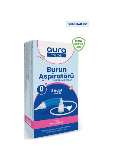 Bebek Burun Aspiratörü Ve 2 Adet Yedek Uç