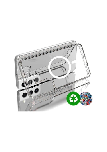 Teknomoda Samsung Galaxy S22 Kilif Magsafe Uyumlu Manyetik Seffaf Kapak 563272858