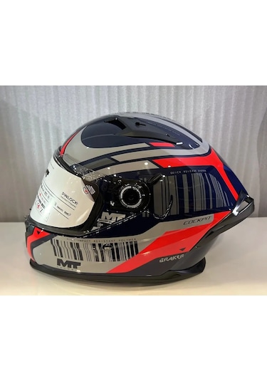 Kask Mt Braker Sv Cockpit C5 Parlak Mavi Çok Renkli