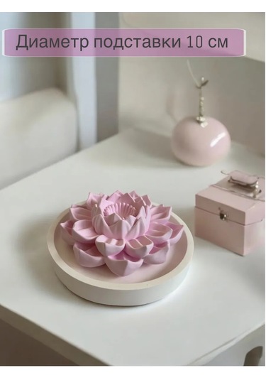 Wick24 Portakal Çiçekli Pembe Standlı Uçucu Yağlar İçin Aromatik Taş 319638274