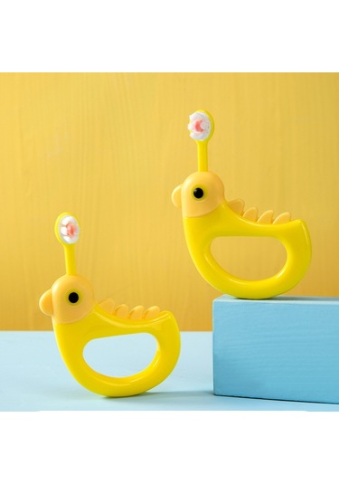 Sones 2 Adet Raoyı Karikatür Küçük Sarı Tavuk Yumuşak Saç Diş Fırçası Sarı