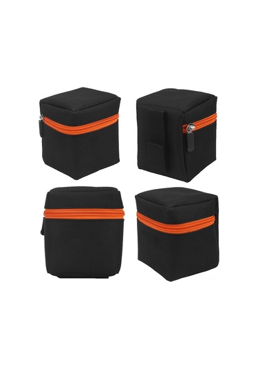 Vkemall Fotoğraf Makinesi Lens Kılıfı, Oxford Kumaşı, 7mm Anti-şok, Kemer/bant Tutucu, Hafif Ve Taşınabilir