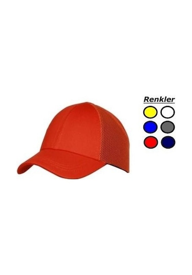 Şapkalı Baret Sport Model Mavi
