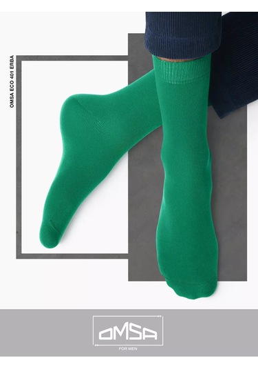 Omsa Eco 401 Yüksek Pamuklu Çoraplar 5'li Set 152542982 Akuamarin