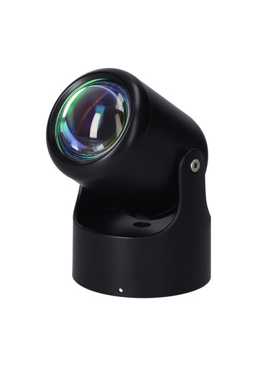 Maiyame Romantik Atmosfer İçin Usb Güçlü Led Projeksiyon Lamba, Dekoratif Gece Işığı, Yatak Odası Ve Salon Aydınlatması Siyah