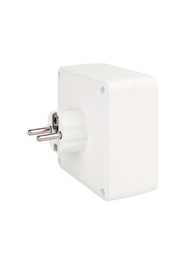 Beyaz 2500w Güç Şeridi Eu Fiş Prizi 2 Soketli Multitap Duvar Tipi Güç Şeridi Uzatma Kablosuz, 2 Usb & 1 Type-c Portlu