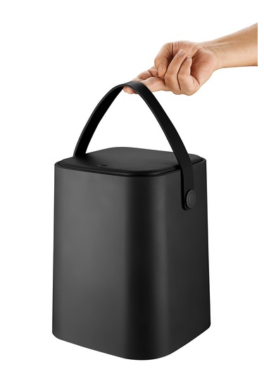 Pratik Klik Çöp Kovası 8 Lt. Siyah