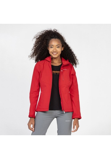 Merrell Focus Kadın Softshell Ceket Kırmızı Kirmizi