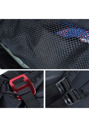 Luckstone-açık Tırmanma Halat Çantası Katlanır Su Geçirmez Tırmanma Y28986r Kızıl Kırmızı