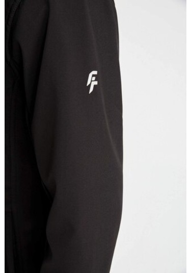 DeFactoFit Softshell Mont Su İtici Rüzgara Karşı Koruyan Kapüşonlu Fermuarlı Cepli A2122AX24AUBK81 Siyah