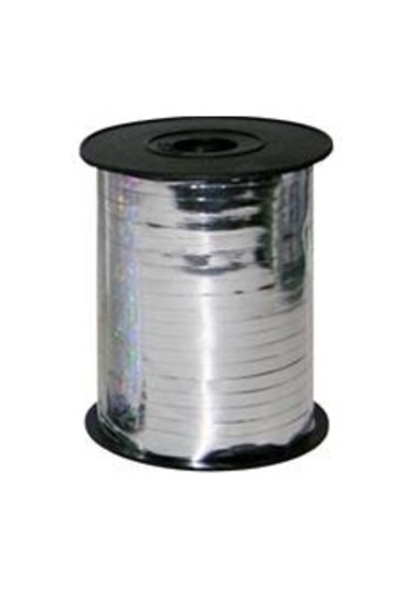 1 Adet Gümüş gri Balon Ipi Gümüş Parlak Rafya 8mmx200m Balon Ve