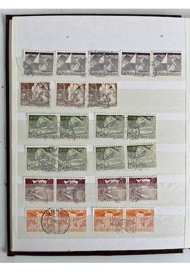 Helvetia İsviçre Pul Koleksiyonu Albümü 300 Adet - Yabancı Pul 064