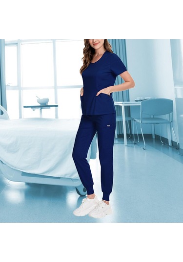 Suntek Üniforma Fırçalama Seti Hemşireler Günü S-lacivert