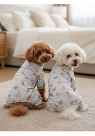 Bejjy Pamuklu Köpek Tulum Pijama
