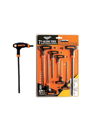 Sonmix T Saplı Torx Allen Takımı 7 Parça