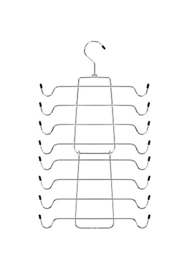 Agoodshop Tank Top Askısı, Yerden Tasarruf Sağlayan Askılar, Kaymayan Askılı Spor Askısı, Askılı Antrasit - Gri