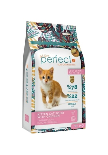 Perfect Tavuklu Yavru Kedi Maması 10 KG