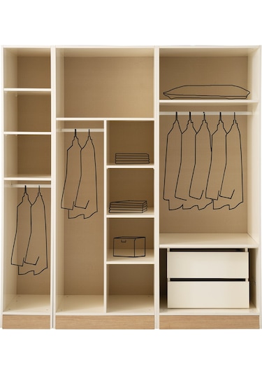 Antik Mdf 5 Kapılı Dolap