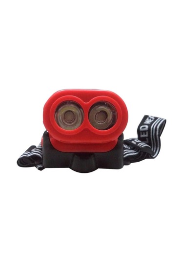 Wt-059 Çift Başlı Pilli Kafa Lambası Çok Renkli