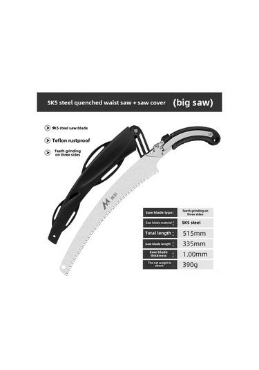 Shineyee Ev Ve Bahçe İçin El Testere - Taşınabilir Katlanabilir Gergi Testere, Ağaç Kesimi Ve Budama İçin Hızlı Kesim Aleti Bel Testeresi + Kutu