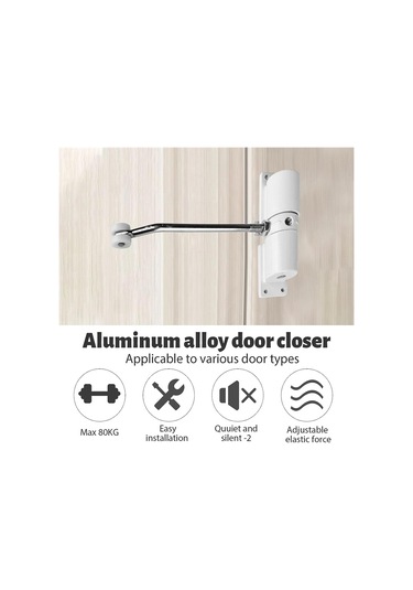 Emniyet Yaylı Kapı Kapatıcı Ayarlanabilir 30 Kg Kapanan Kapı Menteşesi