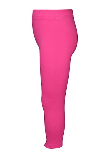 Lovetti Fuşya Kız Çocuk Kışlık Tam Boy Düz Basıc Tayt Fuşya